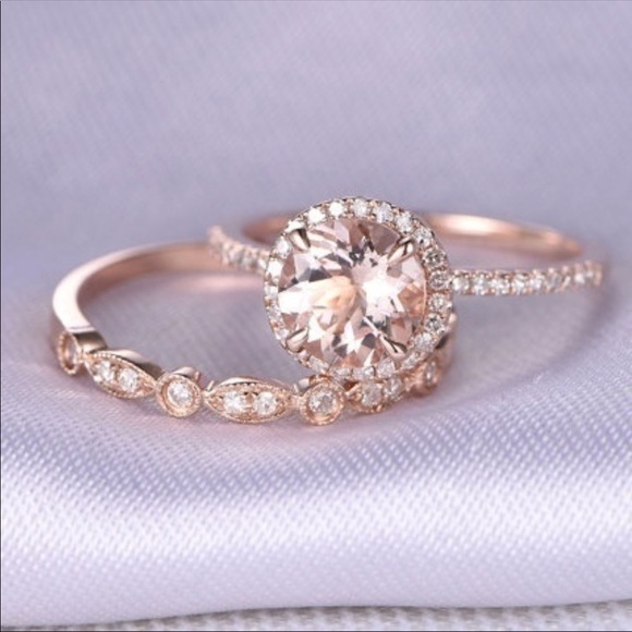 All Jewelry 3 for $15 - Rose Gold Pink Crystal Set - Picture 2 of 6